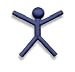 Kitchen & Housewares : Blue Magnetic Q&45;Man
