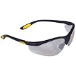 Dewalt DPG58-9C Reinforcer Indoor/Outdoor High Performance Protective Safety Glasses with Rubber Temples
