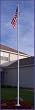 Elite 20' Silver Telescoping Flagpole
