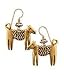 Wild Dog Gold Legends Earrings by Laurel Burch