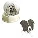 Border Collie Heart Box, Porcelain by Rosalinde (4' x 2')
