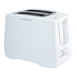 KitchenAid KTT340WH 2-Slice, Two-Slot Digital Toaster with Bagel and Warm Functions, White