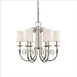 4316-ON - Hudson Valley Harrington 6-Light Chandelier in Old Nickel
