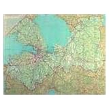 saint petersburg wall map cyrillic russian edition