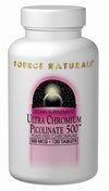 Ultra Chromium Picolinate 500mcg - 60 - Tablet