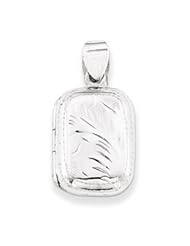 Genuine IceCarats Designer Jewelry Gift Sterling Silver 17Mm Locket