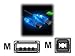 StarTech.com Mutant Mods 6' Blue - Green Lava Lamp LED USB 2.0 Cable A-B M/M - USB cable - 6 ft ( USBHAB6FLBG )