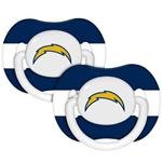 NFL San Diego Chargers 2 Pack Pacifier