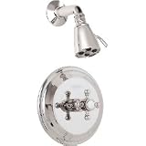 California Faucets Pressure Balance Shower Set Satin Chrome 60 PBS SC