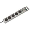 Brennenstuhl SuperSolid Sicherheits Stedoleiste (5-fach) silber