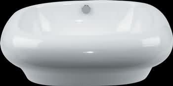 Bathroom Square Sinks White White Vessel