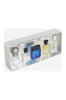 Essentials Of Style by Various Designers for Men - 5 Pc Gift Set Tommy - Tommy Hilfiger 7ml Col. Splash, Tuscany - Aramis 7ml EDT Splash, Aramis Life - Aramis 7ml EDT Splash, Aramis - Aramis 5ml EDT Splash, Pleasures - Estee Lauder 6ml Col. Spray