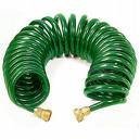 25 Foot Recoiling Garden Hose with Jet Sprayer