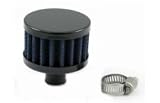 VMS Racing Blue Breather Catchcan Mesh Filter Air Oil Vent Crankcase w/Clamp