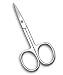 SoloC SS Curved Tip Manicure Cuticle Scissors