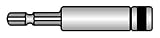Milwaukee 48-32-3025 3-Inch 1/4-Inch Hex Magnetic Bit Tip Holder