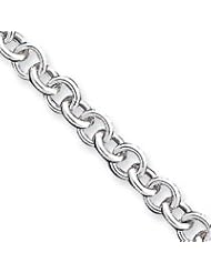 Sterling Silver Fancy Bracelet QG721-7.5"