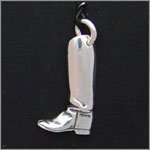 Sterling Silver Hunt Boot Charm