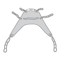 Drive Medical divided leg sling for stand assist lifts, petite - 1 ea, 13262P