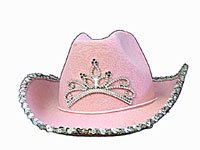 Childrens Toyshop  Toys : Felt Cowboy Hat With Lightup Tiara