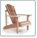 Cedar Adirondack Chair - Partially Assembled