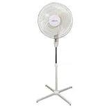 from Duronic Duronic White 16 inch Oscillating Pedestal (Stand) Fan Model FAN02
