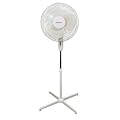Duronic White 16 inch Oscillating Pedestal (Stand) Fan