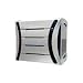 AOpen Computer G325 schwarz/silber RoHS PC Gehäuse Tiny Tower 1 x 5.25 Schwarz-silber