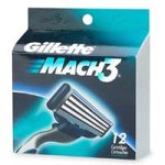 Gillette MACH3 Shaving Cartridges (12 Cartridges)