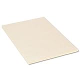 Pacon 5163 Manila tag chart paper, 2-hole punched, 1-1/2 ruling, 24 x 36, 100 sheets
