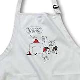 Sean Boley Cartoon about Santa and Video Games for Christmas - Medium Length Apron With Pouch Pockets 22w X 24l
