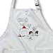 Sean Boley Cartoon about Santa and Video Games for Christmas - BLACK Full Length Apron With Pockets 22w X 30l