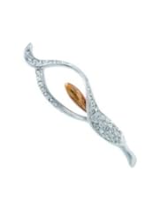 Annaleece Forever Lily Brooch Made with Swarovski Elements