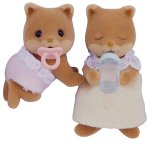 シルバニアファミリー キツネ ふたごの赤ちゃん キ-12