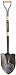 Ames True Temper Kodiak Round Point Shovel with 30-Inch Armor D-Grip Wood Handle #1309600