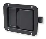 Battalion 1XPC1 Paddle Latch, Black, H 4 1/4 In
