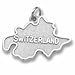 Switzerland Charm in Sterling Silver