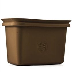 Full Circle Scrap Happy Scrap Collector & Freezer Compost Bin, Earth