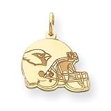 14K Arizona Cardinals Xtra Small Helmet Disc Charm