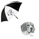 Beagle Umbrella by Porcelain by Rosalinde (60' Arc)