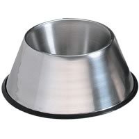 No-Tip Mirror Finish Poodle/Cocker Dish 1 Quart