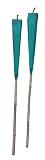 Premier Set Of 2 Garden Flares - Green Tapered
