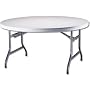 Lifetime Products 60In White Folding Table Round 2970