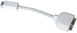 Apple mini DVI to VGA adapter for MacBook (Black&white))