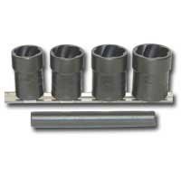 1/2 In Dr Locking Lugnut Twist Socket Removal Kit - 5-Pc