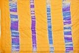 Handmade Quilts In Block Print Fabric And Natural Stuffed Cotton, Home Decor Furnishings From India Size 86 inches x 56 inches