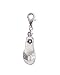 Bombay Duck White Slipper Charm