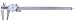 Chicago Brand 50006 12-Inch Premium Dial Caliper with Inside, Outside, Step and Depth Measurement