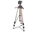 Heavy-Duty Tripod with 3-Way Fluid-Effect Head and Built-In Bubble Level