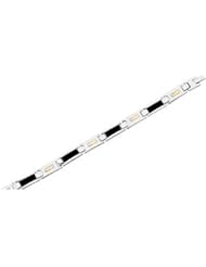 Steel/Black Genuine Onyx Bracelet\ Overstock-Nonreturnable 14k and stainless silver 08.25 Inches Gents Onyx 64549